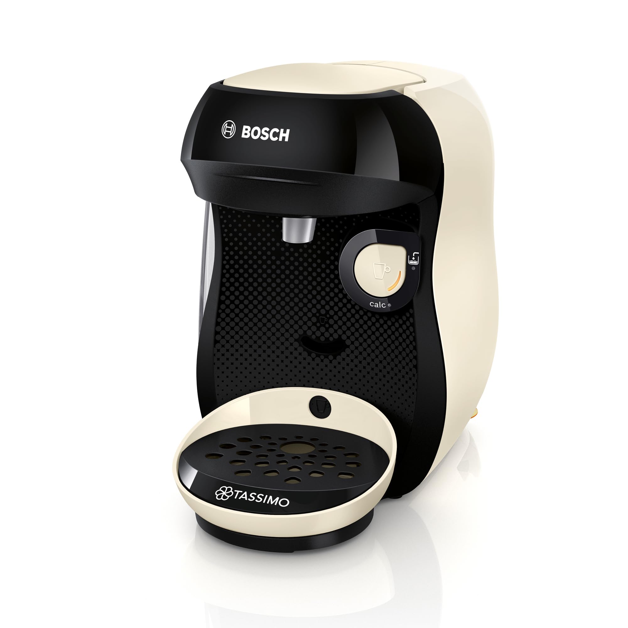 Machine à Café à Dosettes Eslora Happy – Crème – +70 Boissons Chaudes