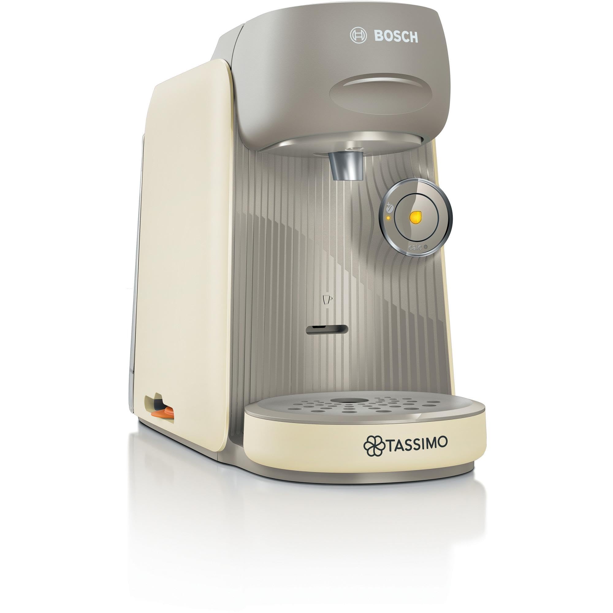 Machine à Café à Dosettes Eslora Finesse – Crème – +70 Boissons Chaudes