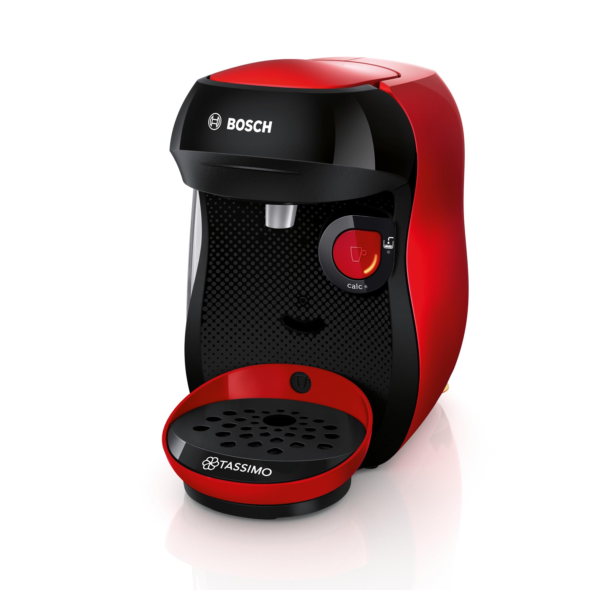 Machine à Café à Dosettes Eslora Happy – Rouge – +70 Boissons Chaudes