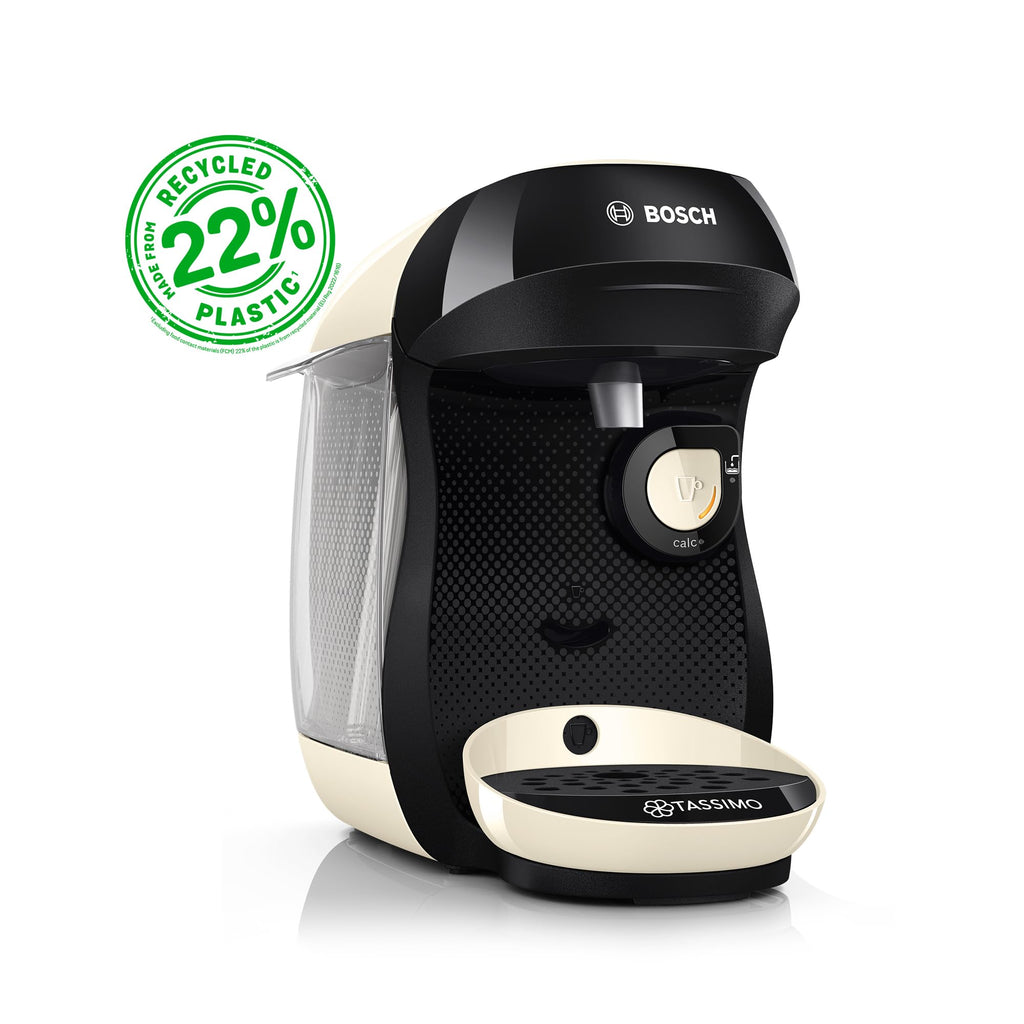 Machine à Café à Dosettes Eslora Happy – Crème – +70 Boissons Chaudes