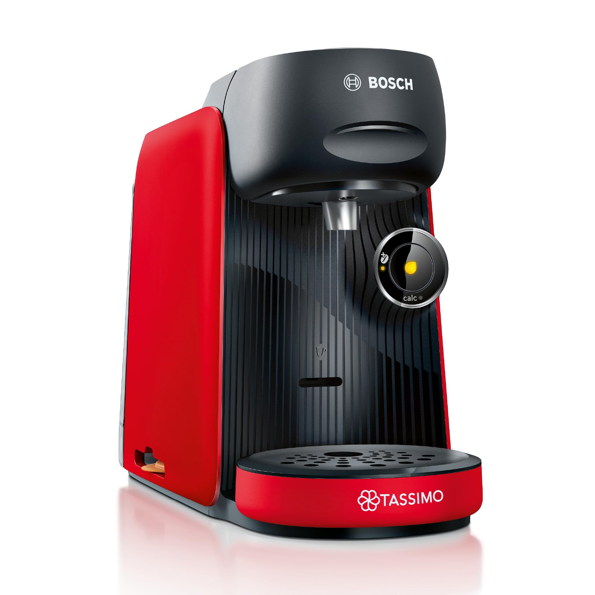 Machine à Café à Dosettes Eslora Finesse – Rouge – +70 Boissons Chaudes