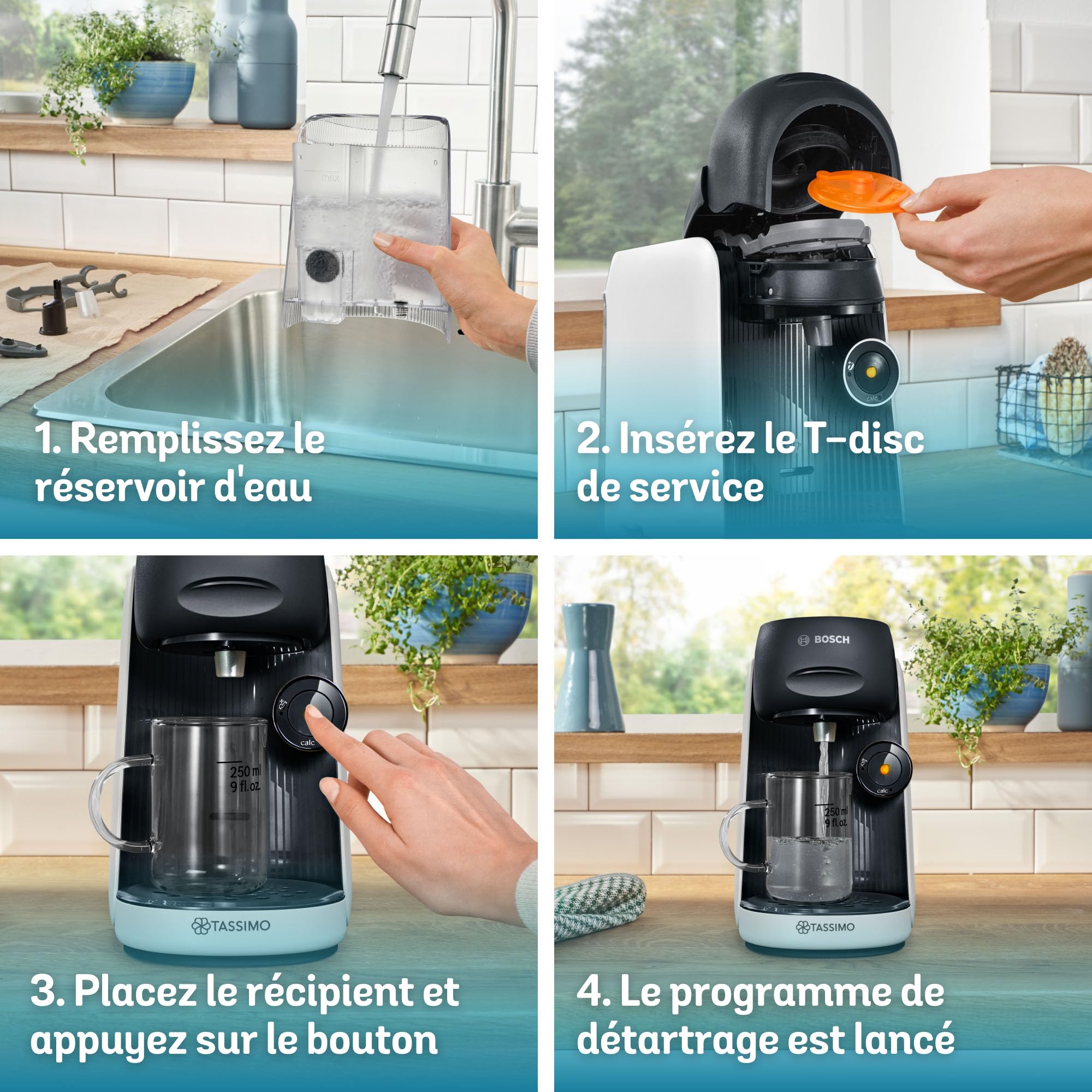 Machine à Café à Dosettes Eslora Finesse – Blanc – +70 Boissons Chaudes
