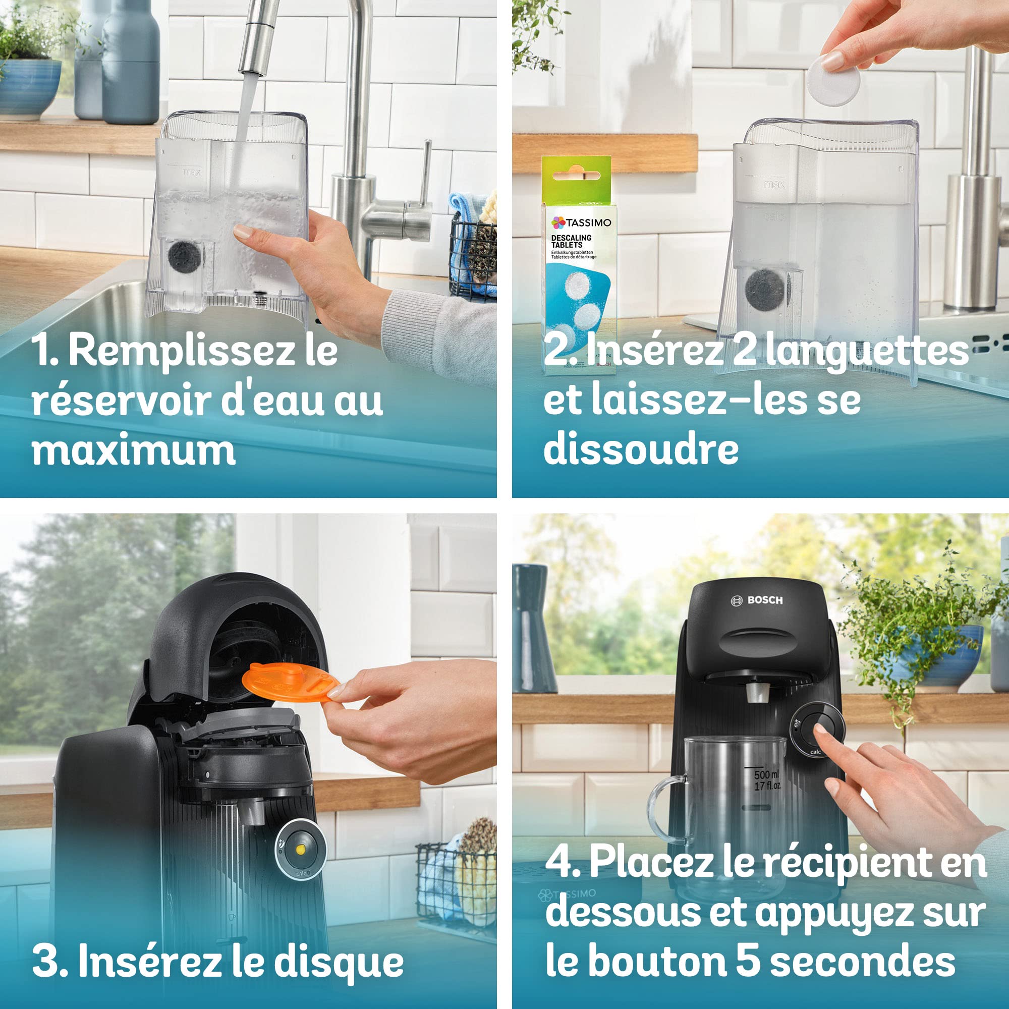 Machine à Café à Dosettes Eslora Finesse – Noir – Jusqu'à 70 Boissons