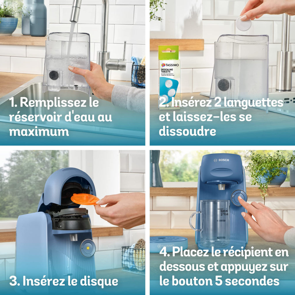 Machine à Café à Dosettes Eslora Finesse – Bleu Lavande – +70 Boissons