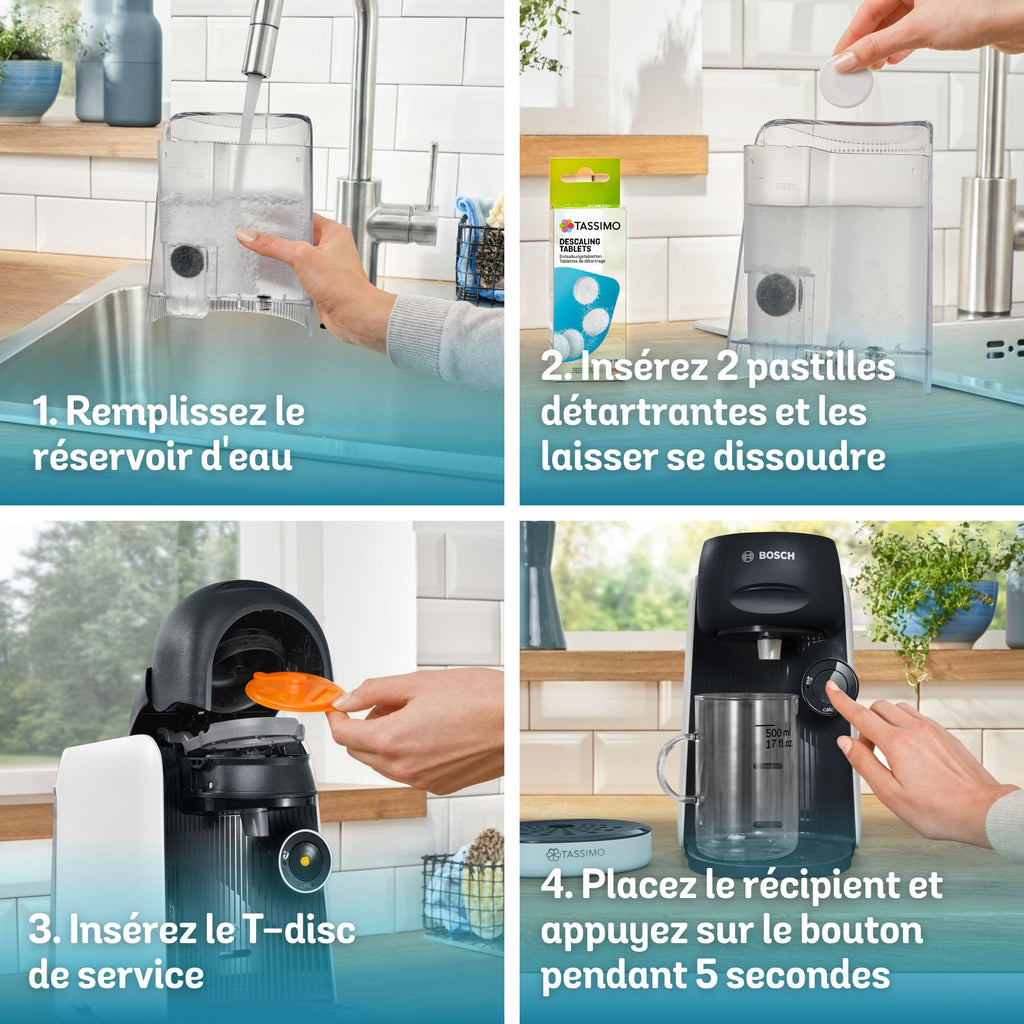 Machine à Café à Dosettes Eslora Finesse – Blanc – +70 Boissons Chaudes
