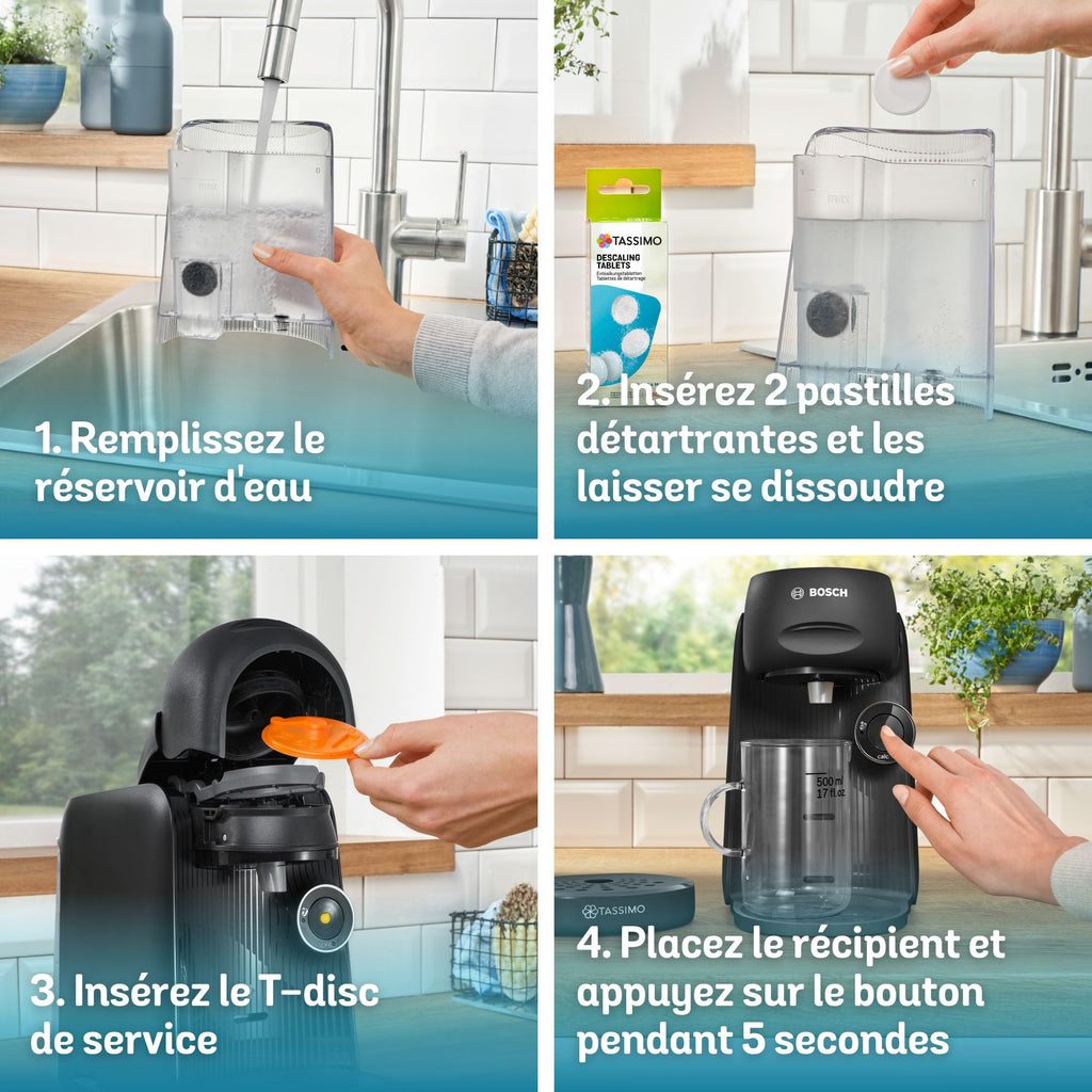 Machine à Café à Dosettes Eslora Finesse – Noir – +70 Boissons Chaudes