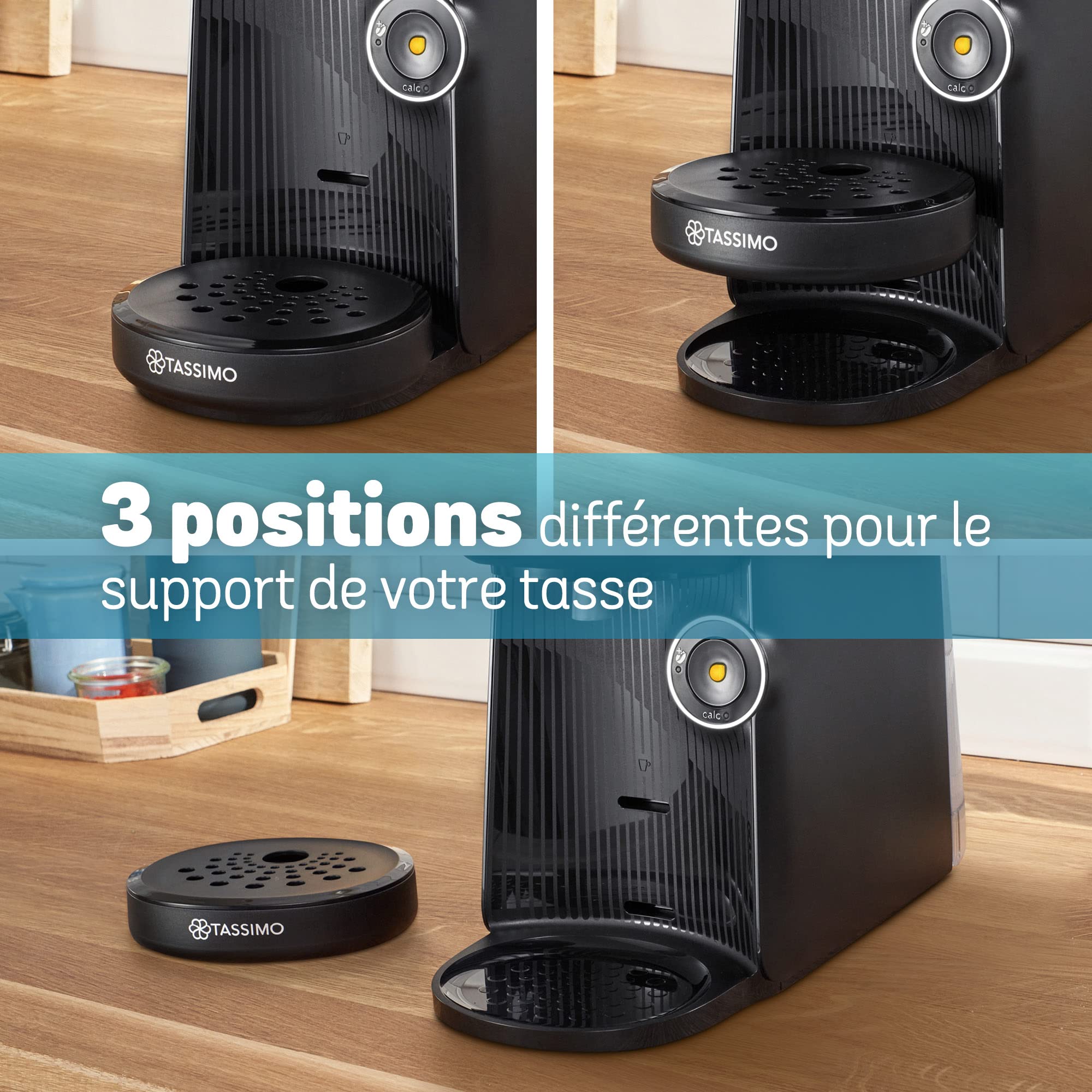 Machine à Café à Dosettes Eslora Finesse – Noir – Jusqu'à 70 Boissons